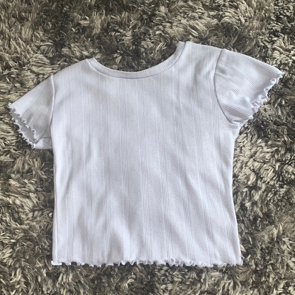 Light blue rubbed short sleeve